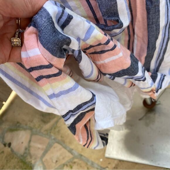 Free People Lilah Pleat-ed Tube Dress 100% Cotton Poplin Midi size small - Picture 9 of 13